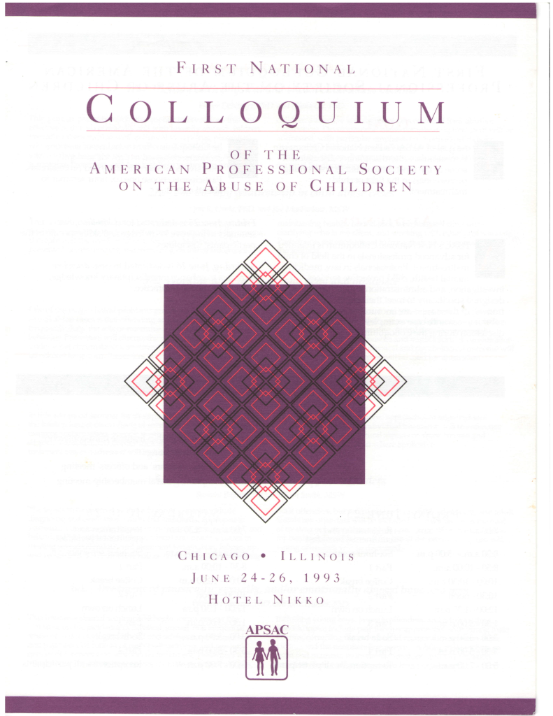 APSAC First Colloquium